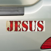 Eigenschap van Jezus Bumpersticker (Op auto)
