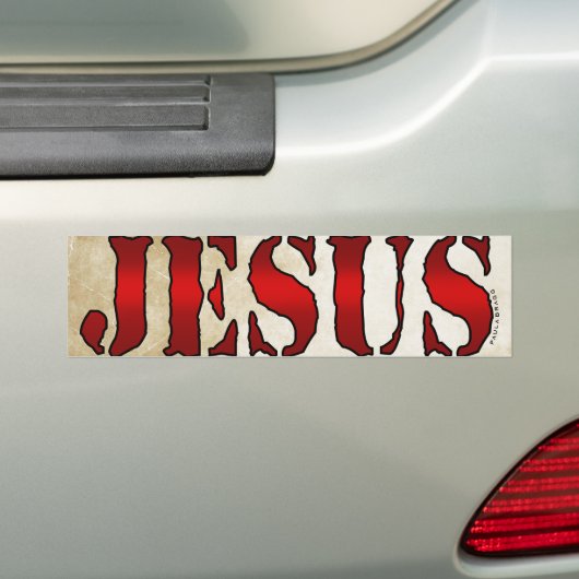 Eigenschap van Jezus Bumpersticker (Op auto)