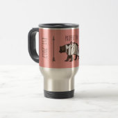 Eigenschap van mama Beer Pink Reisbeker (Voorkant links)
