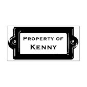 Eigenschap van Plaque Rubber Stamp Rubberstempel (Afrduk)