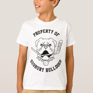 Eigenschap van Sudbury Bulldog Funny T-shirt