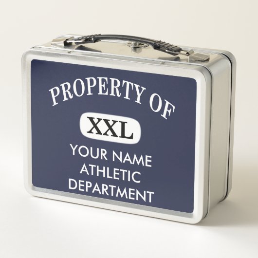 Eigenschap van XXL Naam toevoegen White Font Metal (Achterkant)