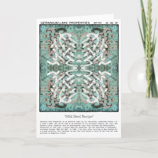 eigenschappen van het geraniummeer kaart (Voorkant)