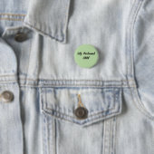 Eigenverklaarde Gek Ronde Button 3,2 Cm (In situ)