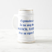 Eigenwaarde Drink Tankard Bierpul (Voorkant links)