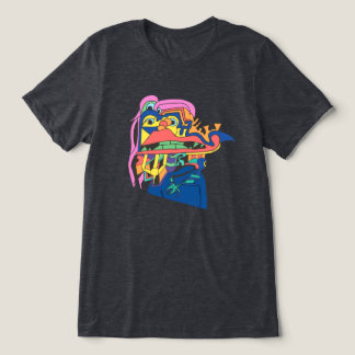 Eigenwaarde in aanbouw Tri-Blend shirt