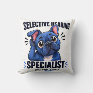 Eigenwijze Franse Snack Luisteraar Huis Decor Kussen