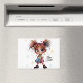 Eigenzinnig meisje geboren om magneet te sprankele (Insitu (Vaatwasser))