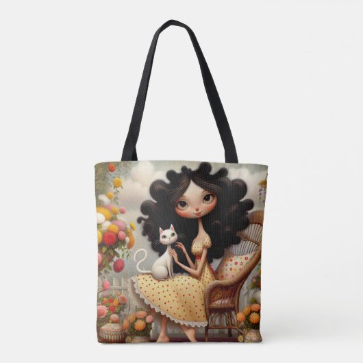 eigenzinnige Canvas tas (Achterkant)