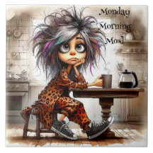 Eigenzinnige Coffee Lady Monday Vibe Keramische Te