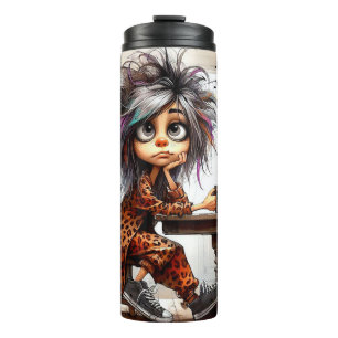 Eigenzinnige Coffee Lady Monday Vibe Thermische Tu Thermosbeker