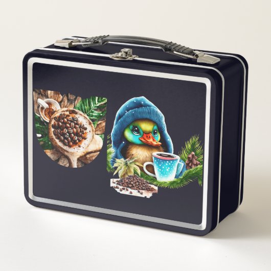 Eigenzinnige Coffee Lover Duck Design (Voorkant)