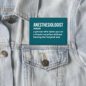 Eigenzinnige definitie van anesthesioloog button (Insitu)