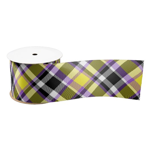 Eigenzinnige eclectische Boho Nonbinary Plaid Prid Lint (Spoel)