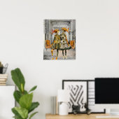 eigenzinnige fashionista's poster (Thuiskantoor)