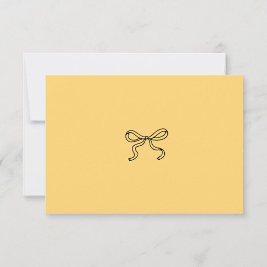 Eigenzinnige Hand Geschreven QR Code bruiloft RSVP Kaartje (Achterkant)