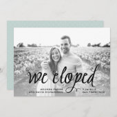 eigenzinnige kalligrafie | We hebben de fotoaankon Aankondiging (Voorkant / Achterkant)