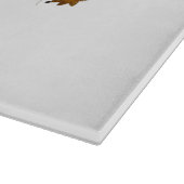 Eigenzinnige kerst engel moderne kunst stijl snijplank (Hoek)