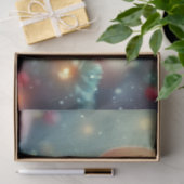 Eigenzinnige Kerstmuis Rustieke Winter Art Decoupa Tissuepapier (Geschenk)