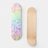 Eigenzinnige Kleurrijke Groovy Rainbow Sprinkle Mo Skateboard (Voorkant)