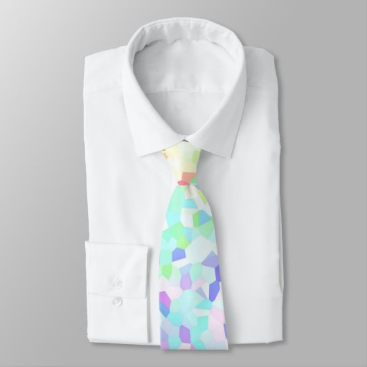 Eigenzinnige Kleurrijke Groovy Rainbow Sprinkle Mo Stropdas (Gebonden)