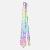 Eigenzinnige Kleurrijke Groovy Rainbow Sprinkle Mo Stropdas (Voorkant)