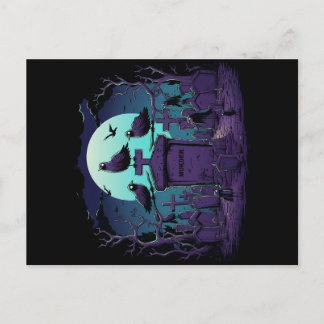 Eigenzinnige kraaienmoord briefkaart