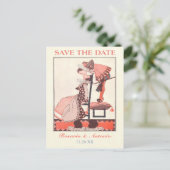 Eigenzinnige  Save the Date Briefkaarten (Staand voorkant)
