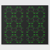 Eigenzinnige Venus Flytrap Wrapping Paper Roll Cadeaupapier (Vlak)