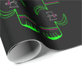 Eigenzinnige Venus Flytrap Wrapping Paper Roll Cadeaupapier (Rol Hoek)