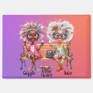 Eigenzinnige wijn dames therapie magneet