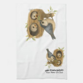 eigenzinnige witborsentouch theedoek (Verticaal)