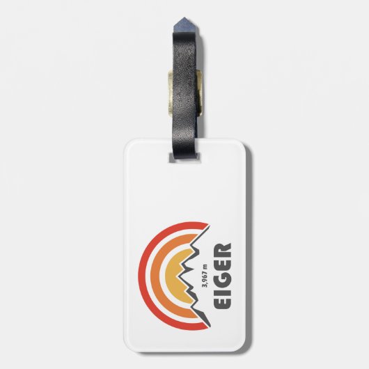 Eiger Bagagelabel (Achterkant verticaal)
