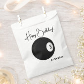 Eight Ball Billiard Theme Bedankzakje (Geknipt)