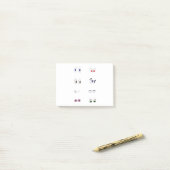 Eight Eyes Set Pack Post-it® Notes (Op bureau)