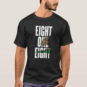 Eight One Eight 818 Gebiedscode Californië Los Ang T-shirt