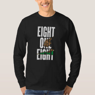Eight One Eight 818 Gebiedscode Californië Los Ang T-shirt