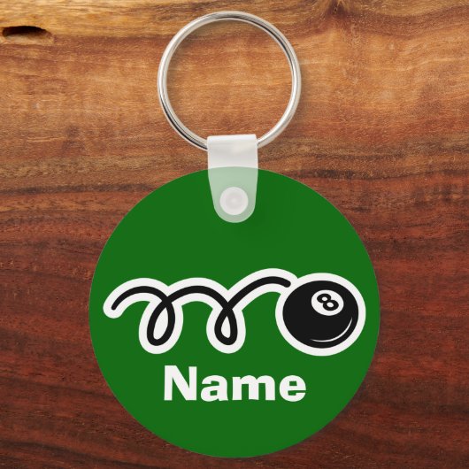 Eightball-pool Sleutelhanger (Voorkant)