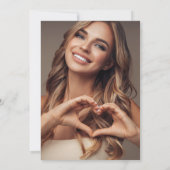 Eighteen Black Bow 18th Birthday Invitation (Dos)