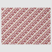 Eighty & Elegant 80th Birthday Ruby Red Gold  Tissuepapier (Voorkant)