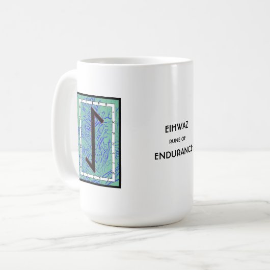Eihwaz Rune Mug - Endurance ! (Devant gauche)