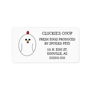 Eikartonlabels Etiket