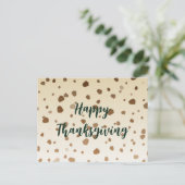 Eikel dankdag briefkaart (Staand voorkant)