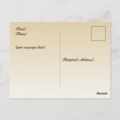 Eikel dankdag briefkaart (Achterkant)