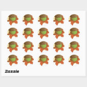 eikel ronde sticker (Vel)