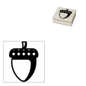 eikel 	rubberstempel (Gestempeld)