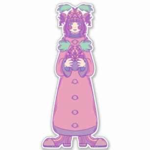 Eikelmeisje Sticker