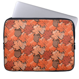 Eikels en bladeren II Laptop Sleeve