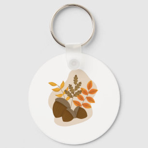 Eikels Herfst Herfst Sleutelhanger
