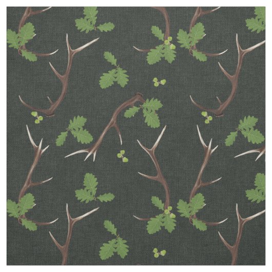 Eiken en geweien stof (Swatch)